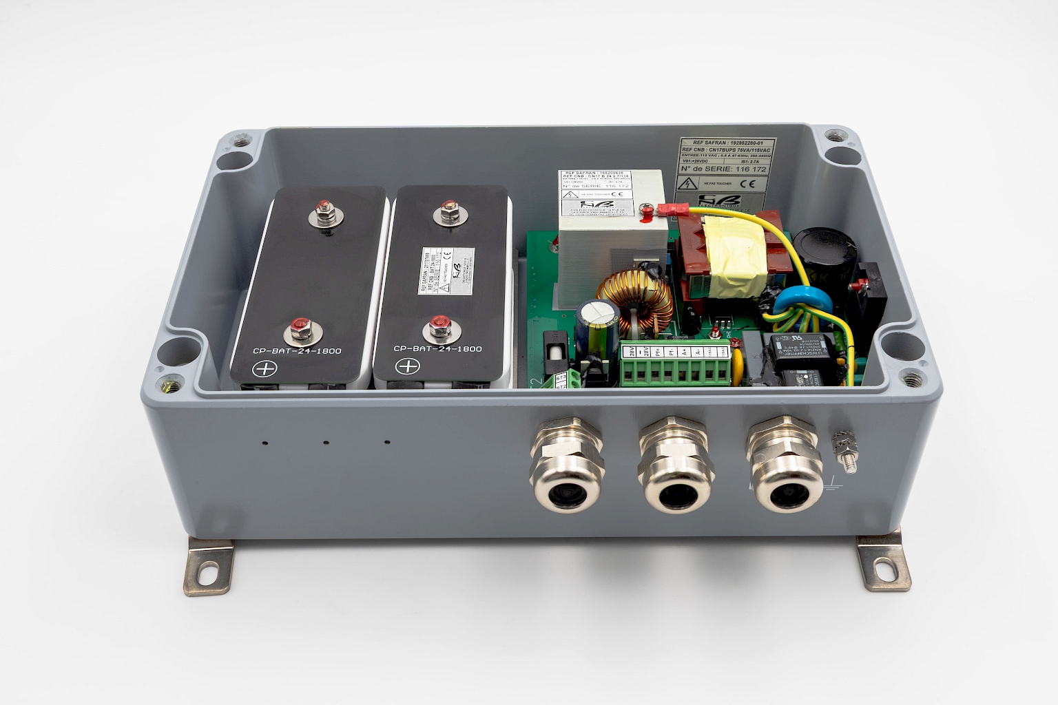 Alimentation avec pack batterie